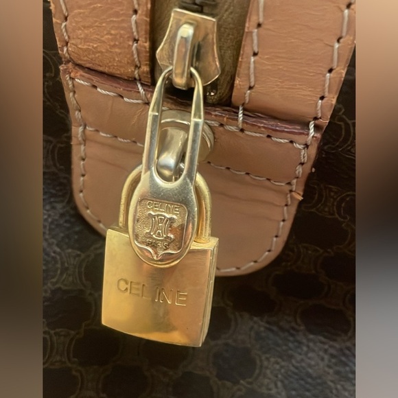 Celine Brown Macadam Boston bag - Picture 7 of 13